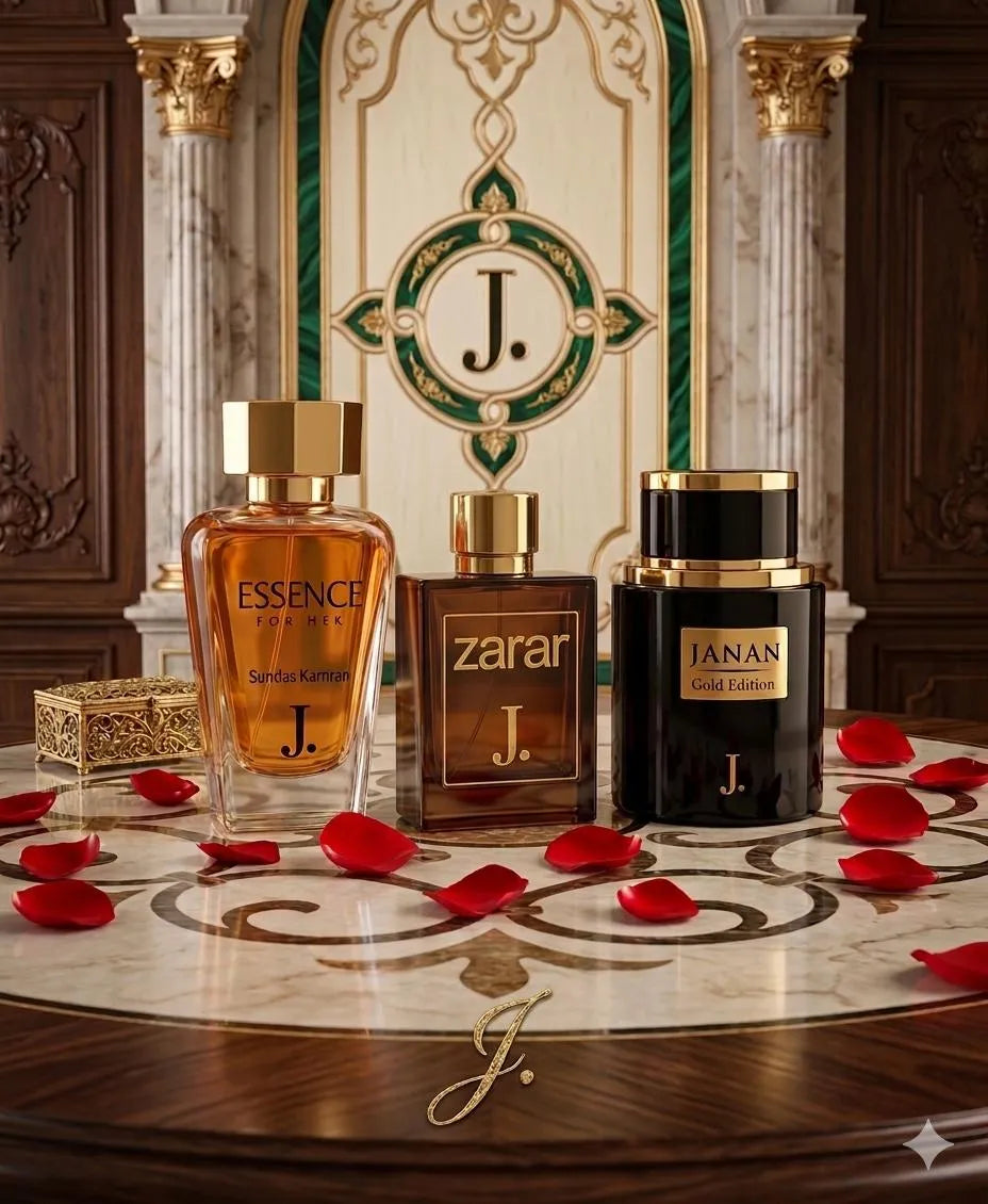 J Men perfume set Zarar Faran Essense 3 pcs