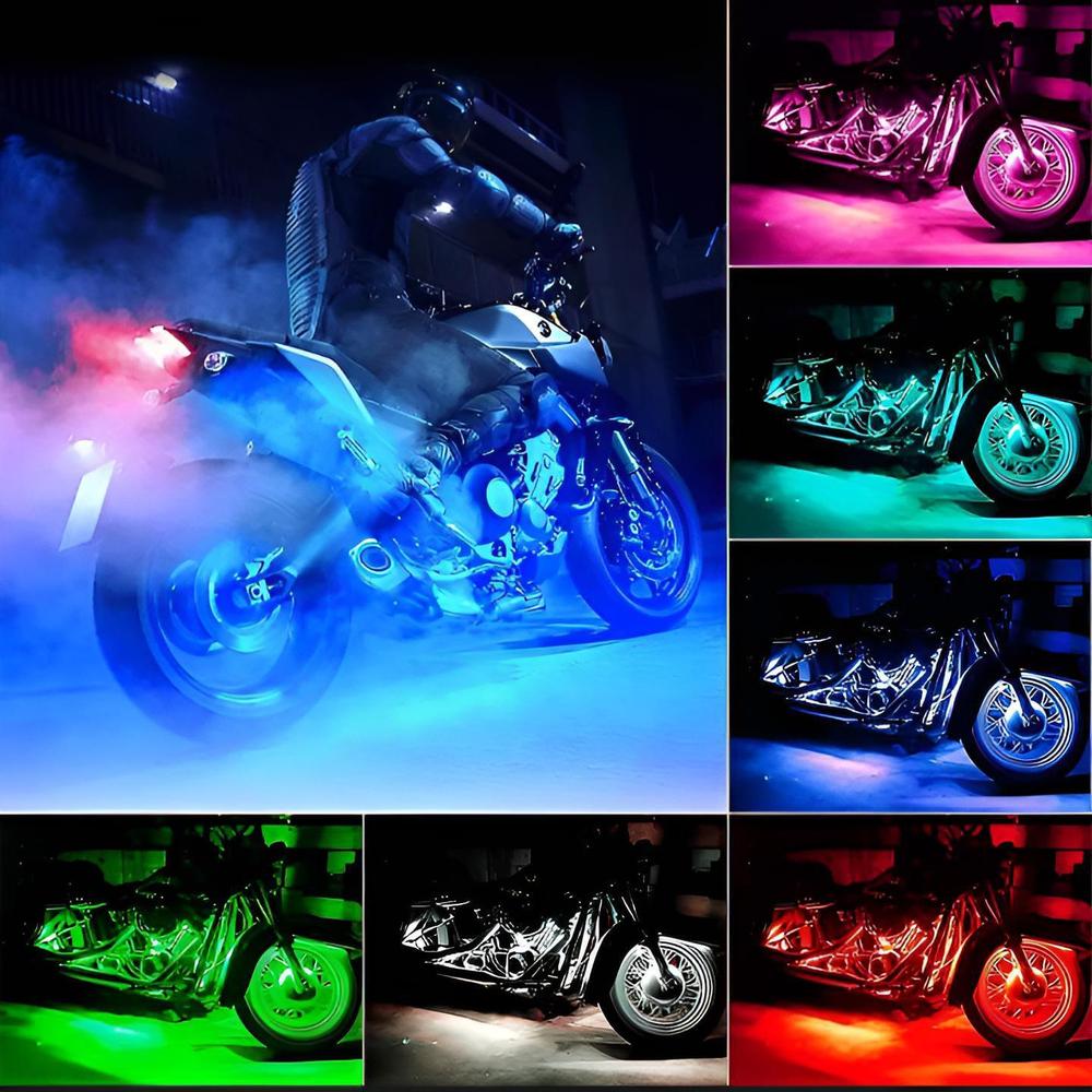 Multicolor LED Strip Light for Motorcycles (view 3)