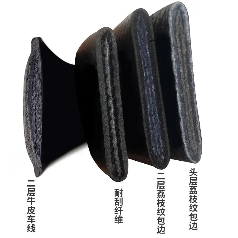Black Leather Belt with Automatic Buckle for Men (view 3)