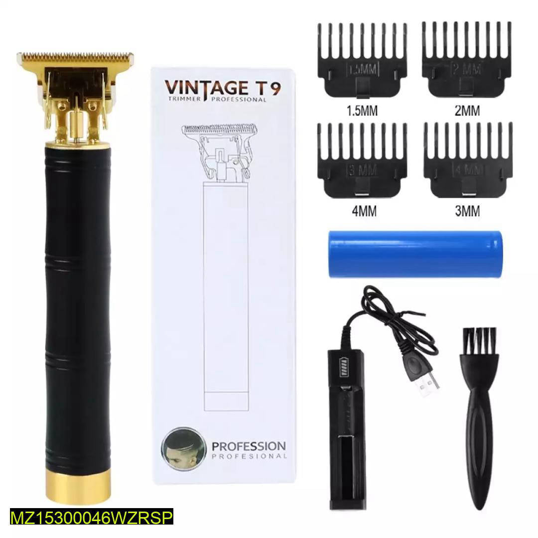 Men Electric Hair Trimmer T9 Zero Gap Rechargeable