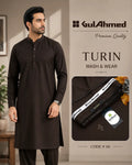 Men's unstitched wash & wear plain suit – fabric view