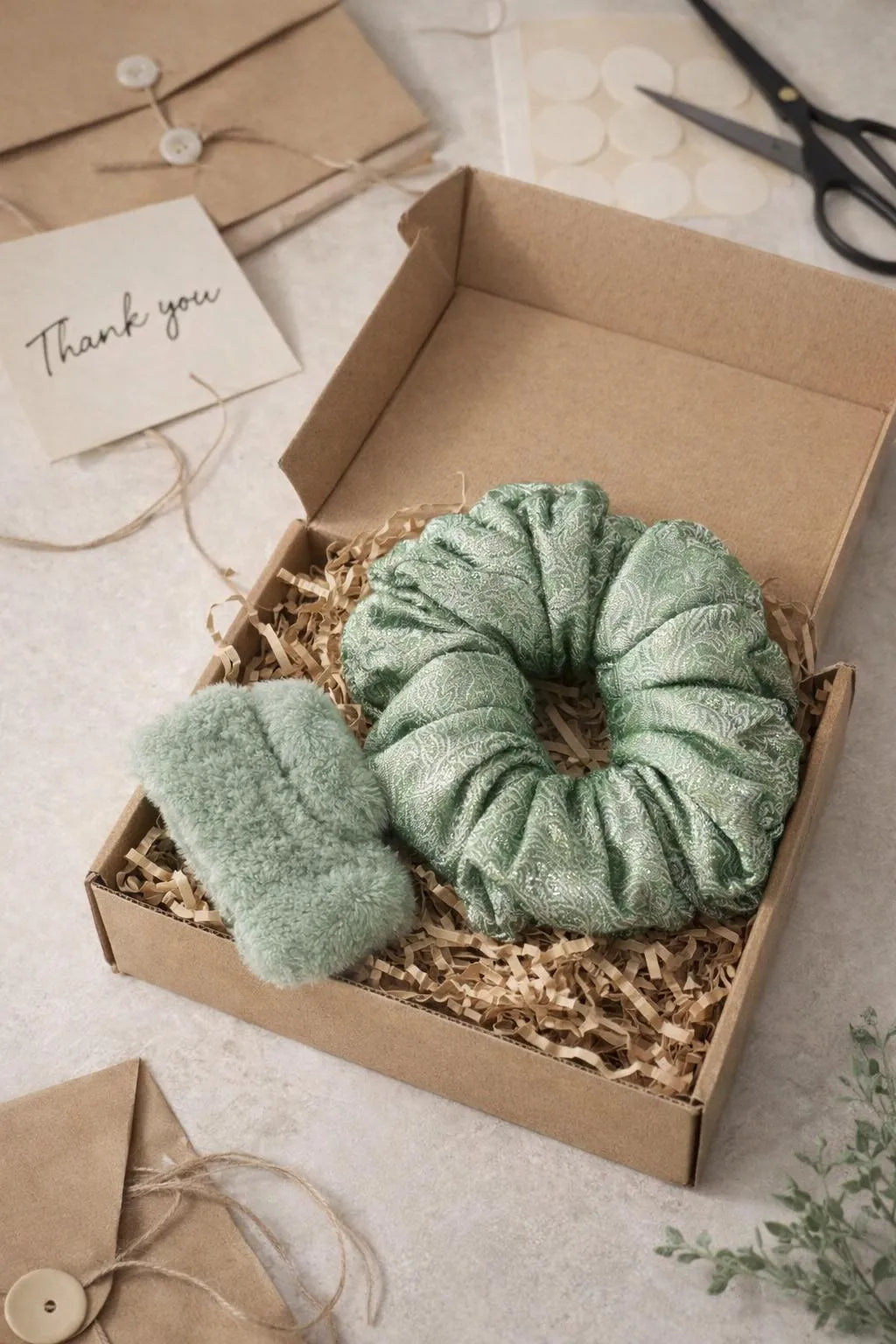 Silk Hair Scrunchie & Catcher Set for Daily Use