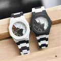 Pack of 2 Aura watches for men in mix colours - front view