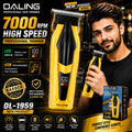 DALING DL-1959 Professional Hair Trimmer 7000 RPM USB Rechargeable LED Display Hair Beard Clipper
