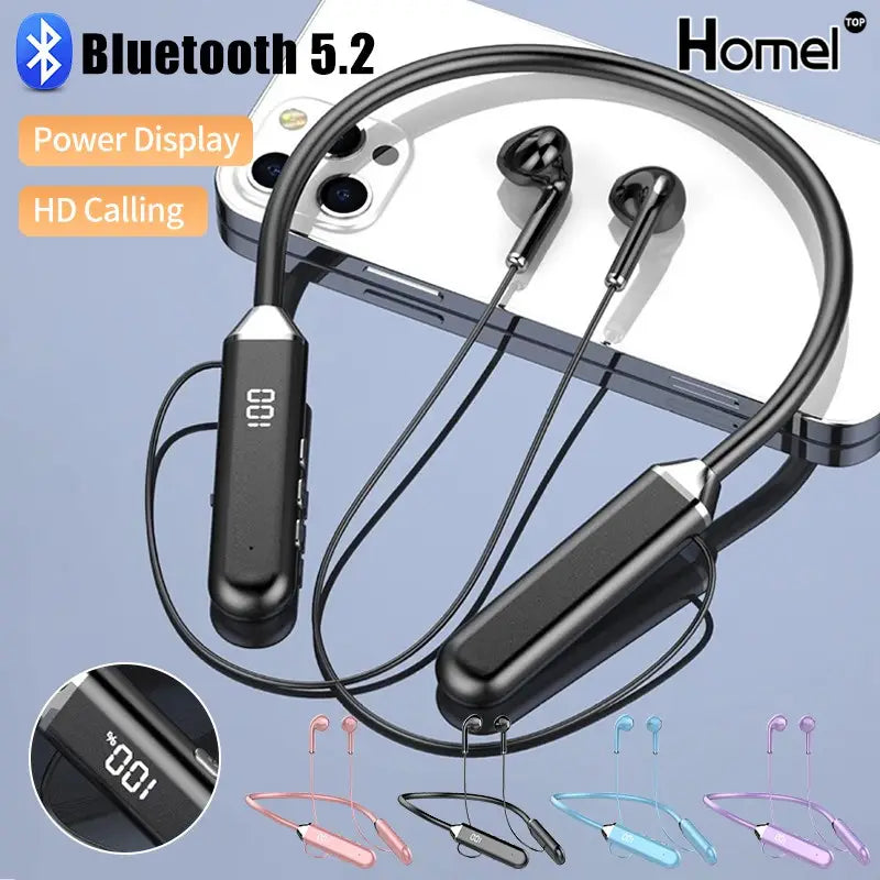 Black Long-Lasting Battery With Fast Charge 1 Wireless Neckband (view 2)