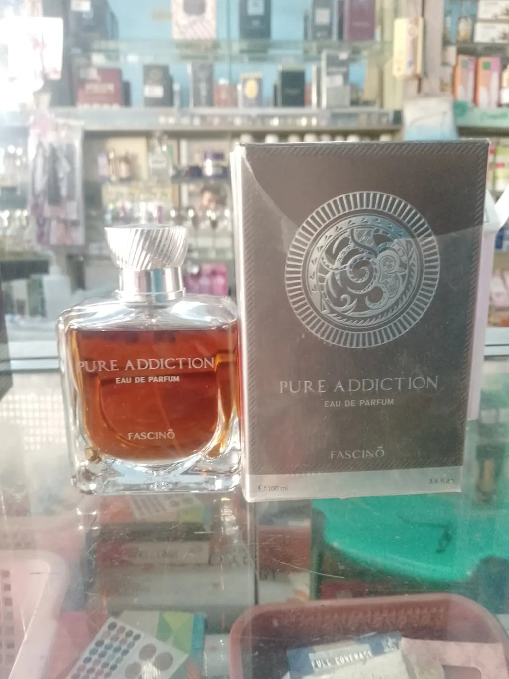 Men's Pure Addiction Premium Perfume 100ml - packaging