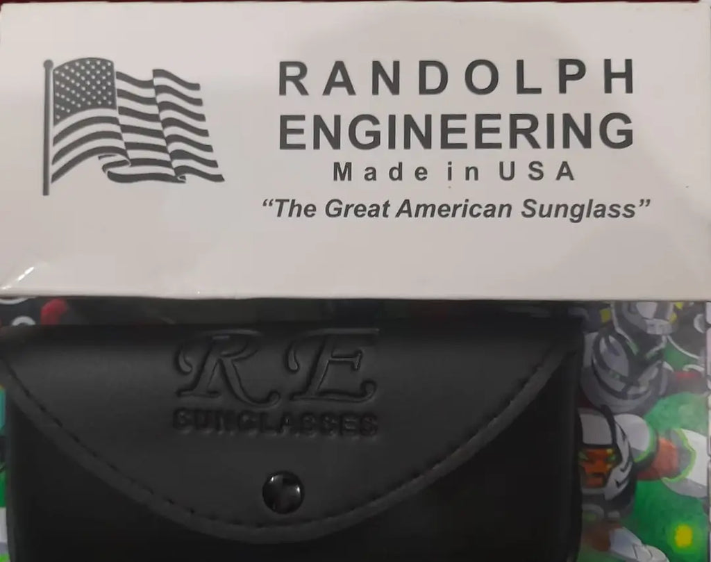 Randolph style mirror sunglasses UV400 front view