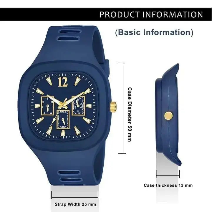 Men's analogue fashion watch - strap detail