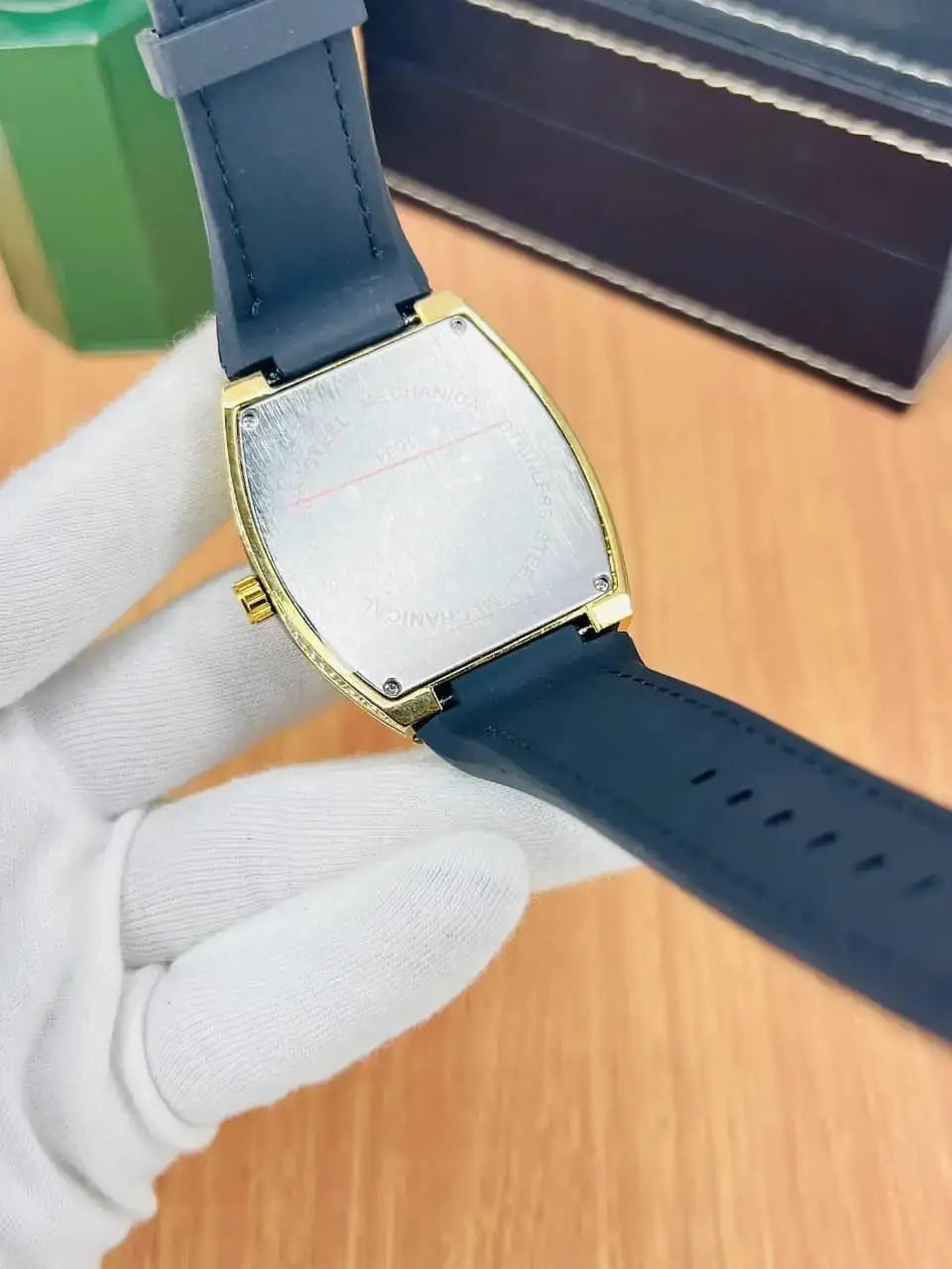 Diamond stone watch Pakistan – worn on wrist