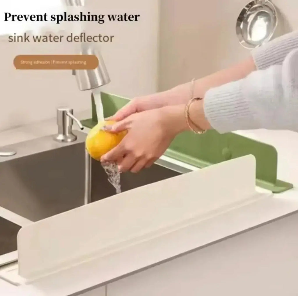 Silicone Sink Splash Guard for Kitchen & Bathroom