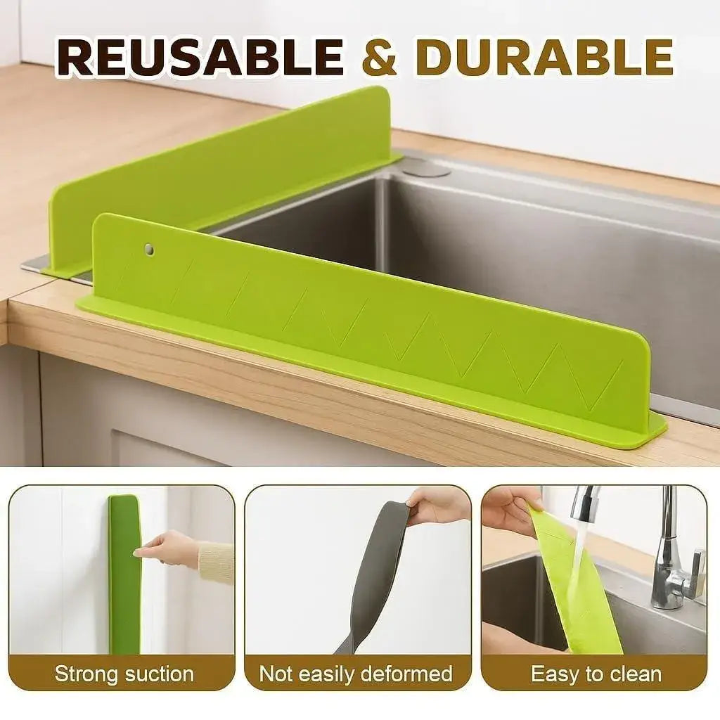 Silicone Sink Splash Guard for Kitchen & Bathroom