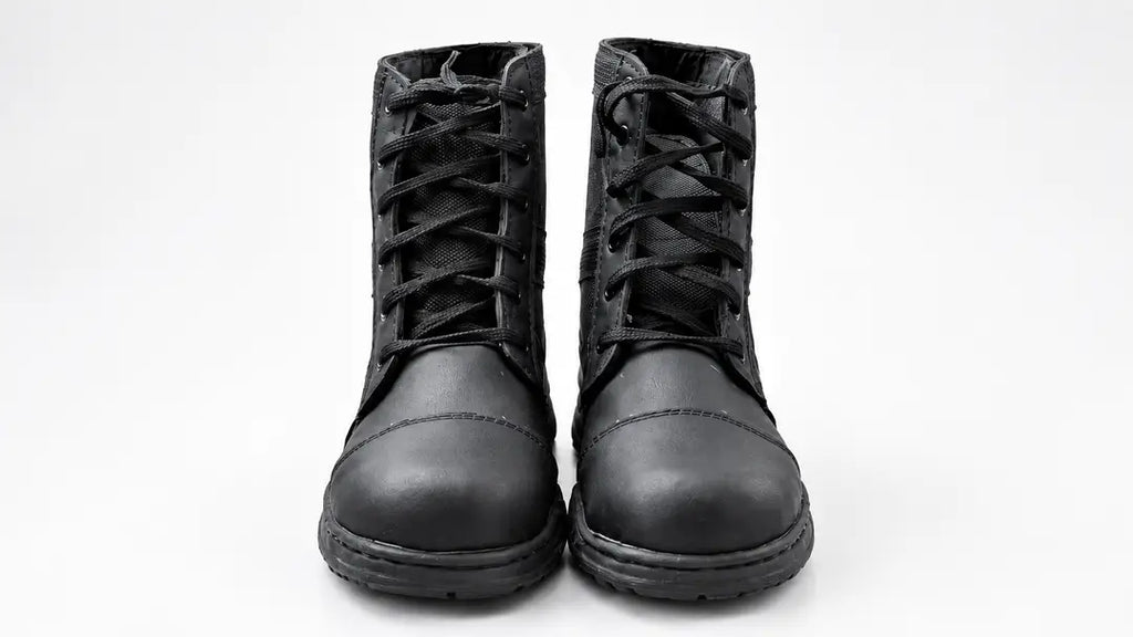 Tactical army combat boots - side profile