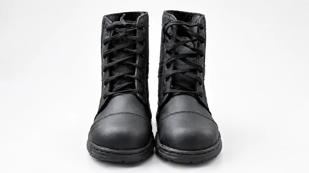 Tactical army combat boots - side profile