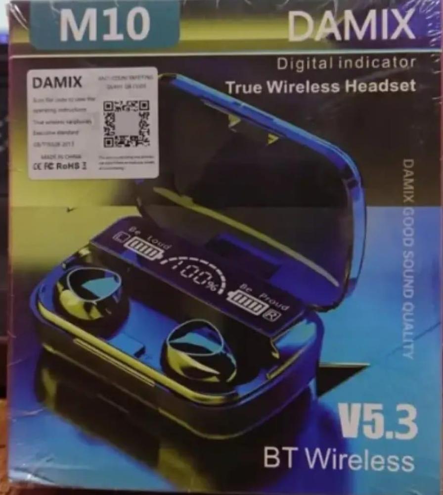 Premium Wireless Bluetooth Earbuds Black IPX7 Waterproof 5.3 (view 2)