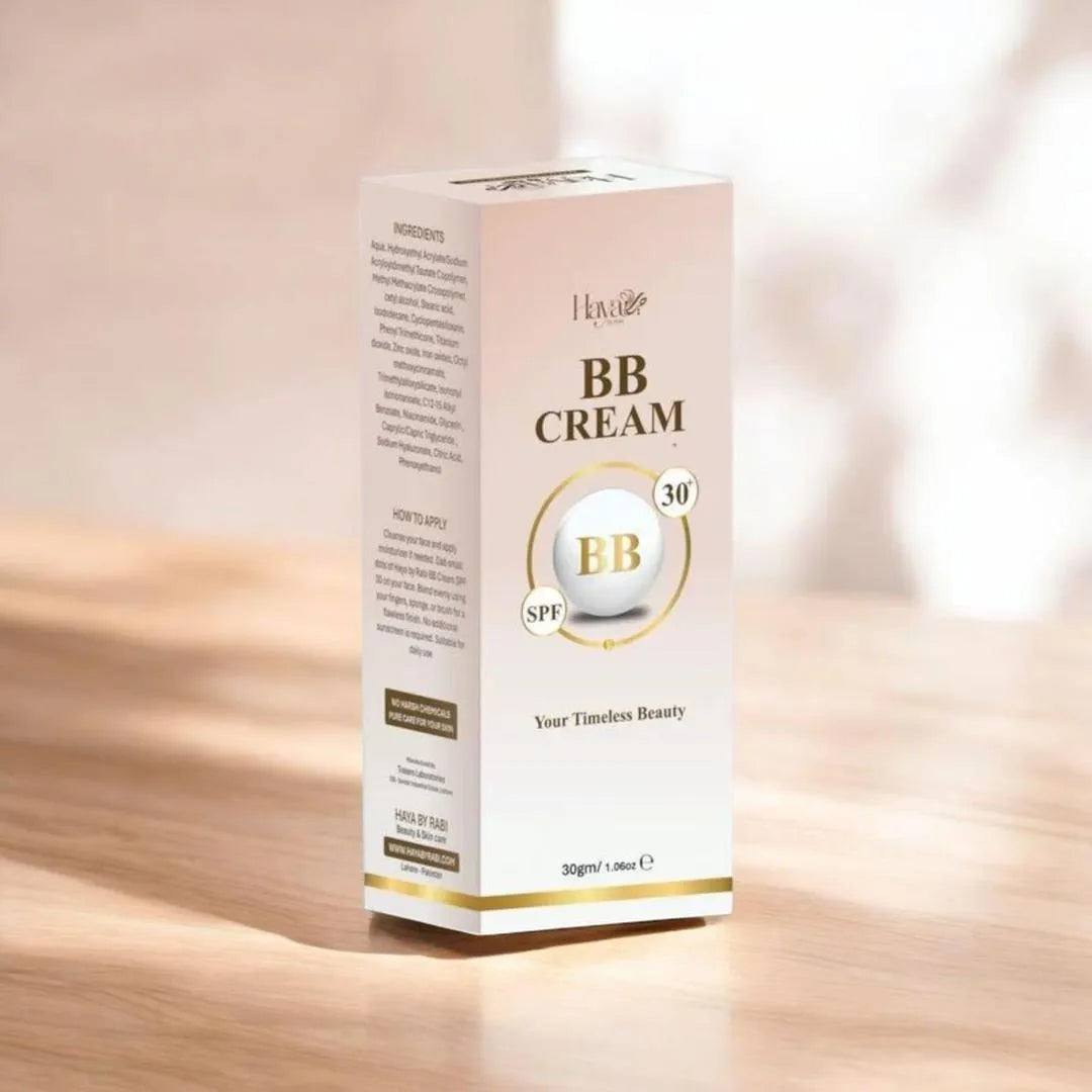 Haya BB Cream High Coverage Glowy Matte SPF 50 – Natural Shade