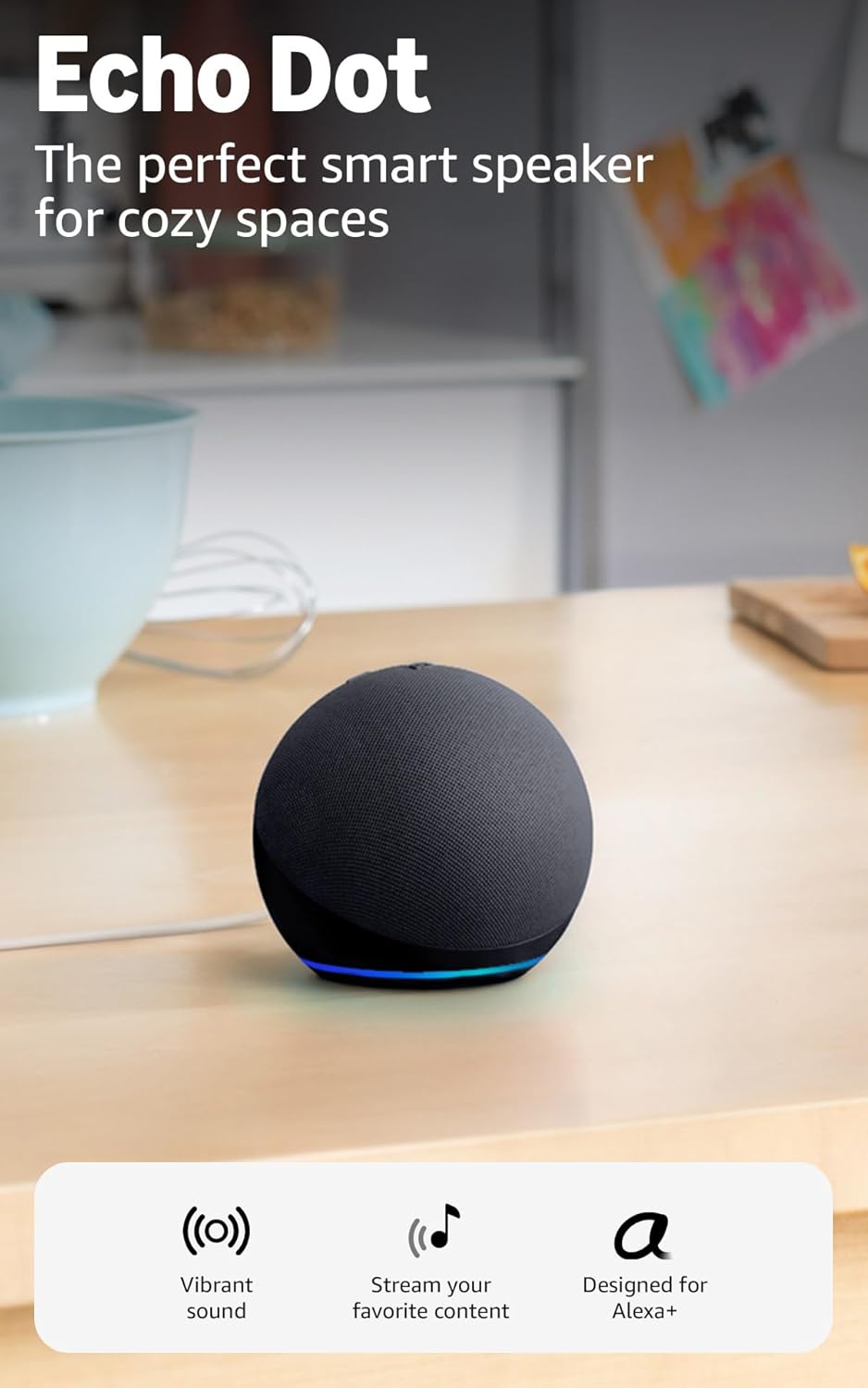Amazon Echo Dot (Newest Model) - Smart Speaker