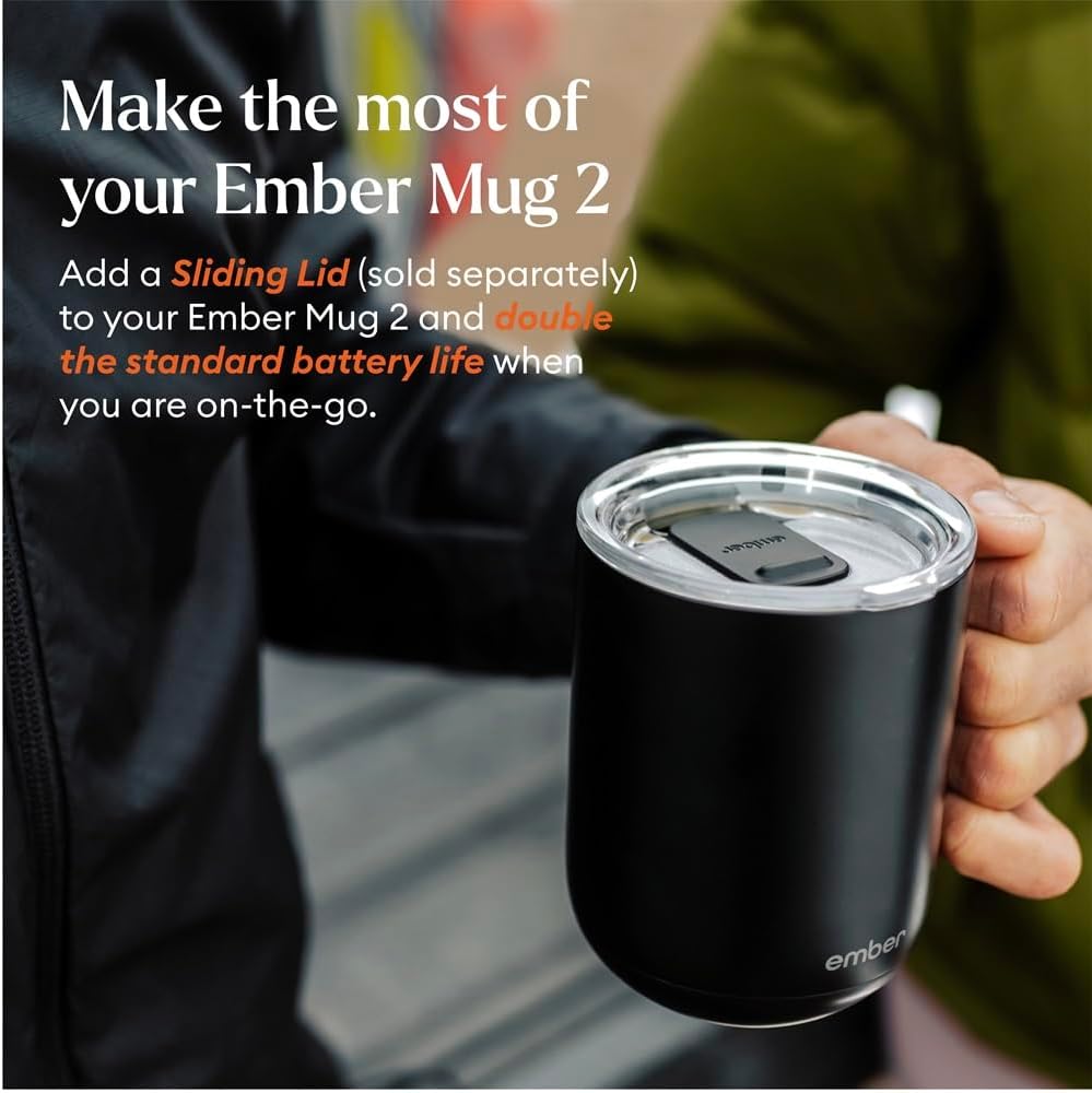 Ember Temperature Control Smart Mug 2, 10 Oz, App-Controlled Heated Coffee Mug with 80 Min (view 5)