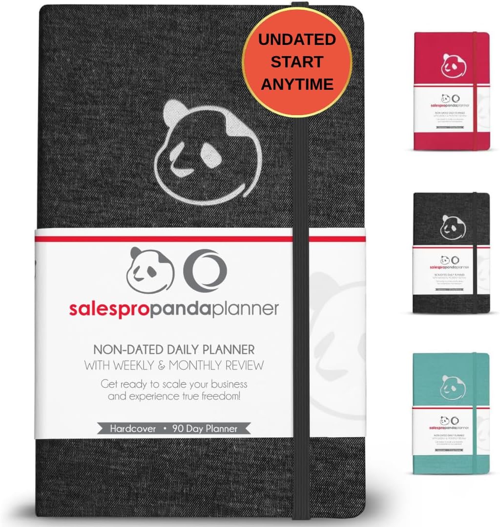 Panda Planner Sales Pro Planner 2026, 90-Day Undated Work Planner (view 2)