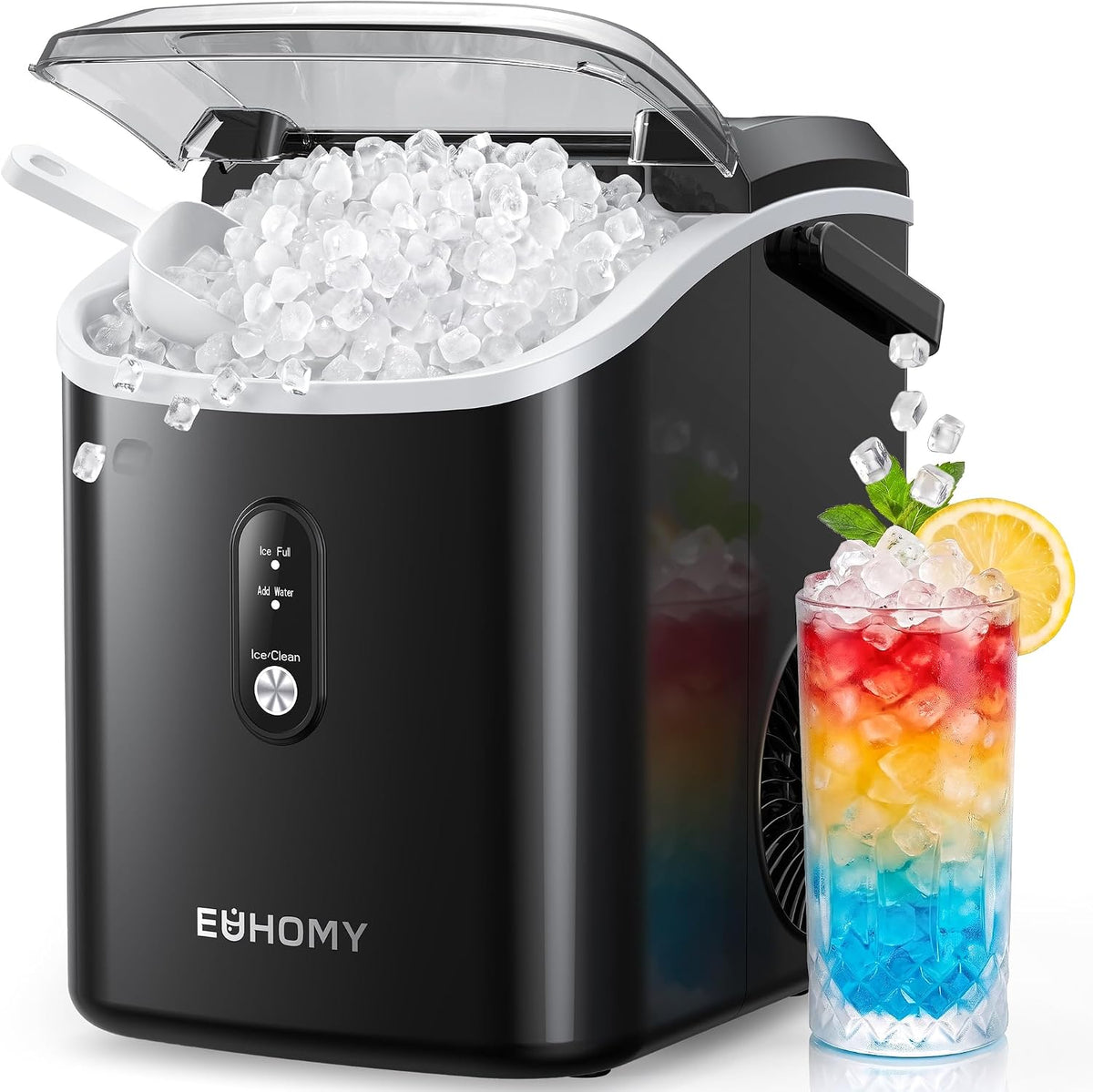 EUHOMY Nugget Ice Maker Countertop