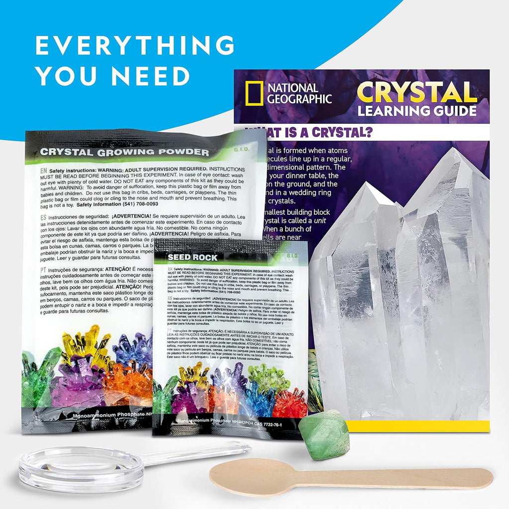 National Geographic Jumbo Glow-in-the-Dark Crystal Growing Kit for Kids (view 6)