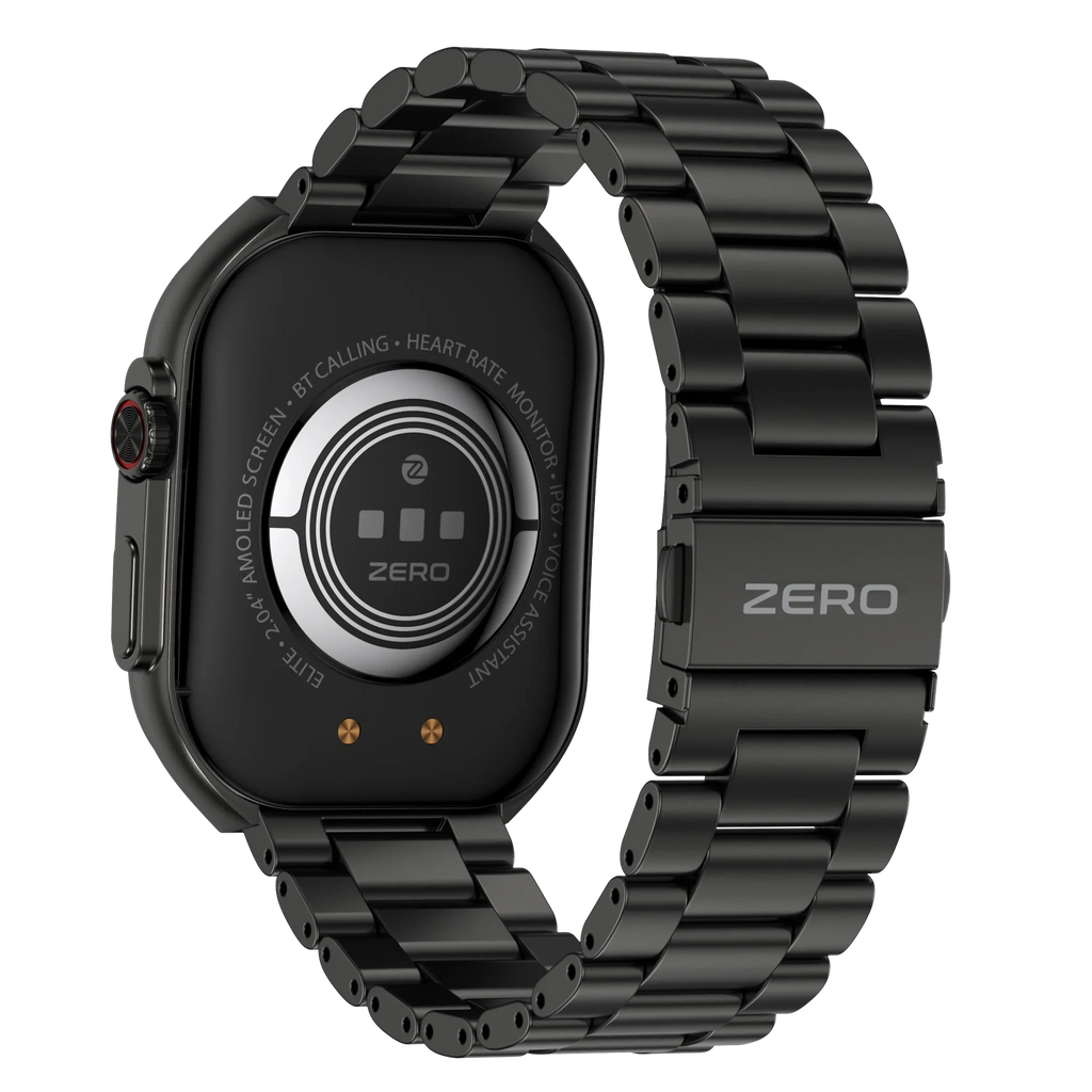 Elite Smartwatch Black back view