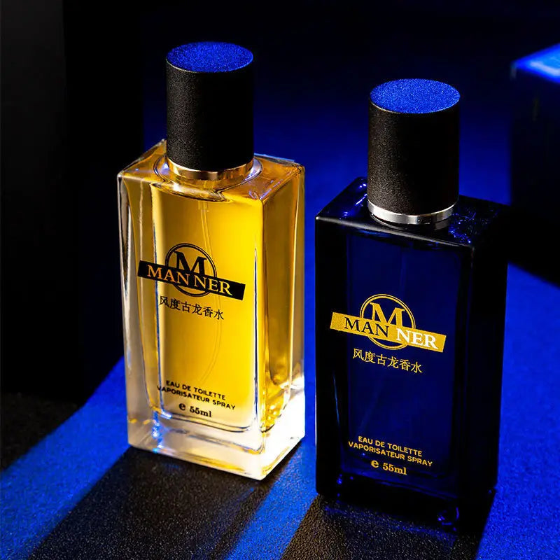 Men's Explosions Blue fresh light fragrance perfume – bottle front view