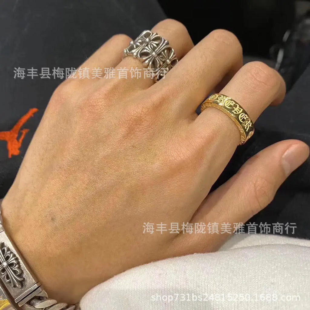 2024 Crocore trendy finger ring – side view
