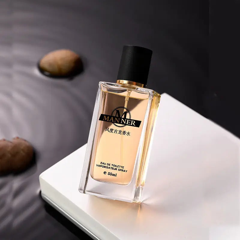 Explosions Blue fresh perfume – close-up of bottle design