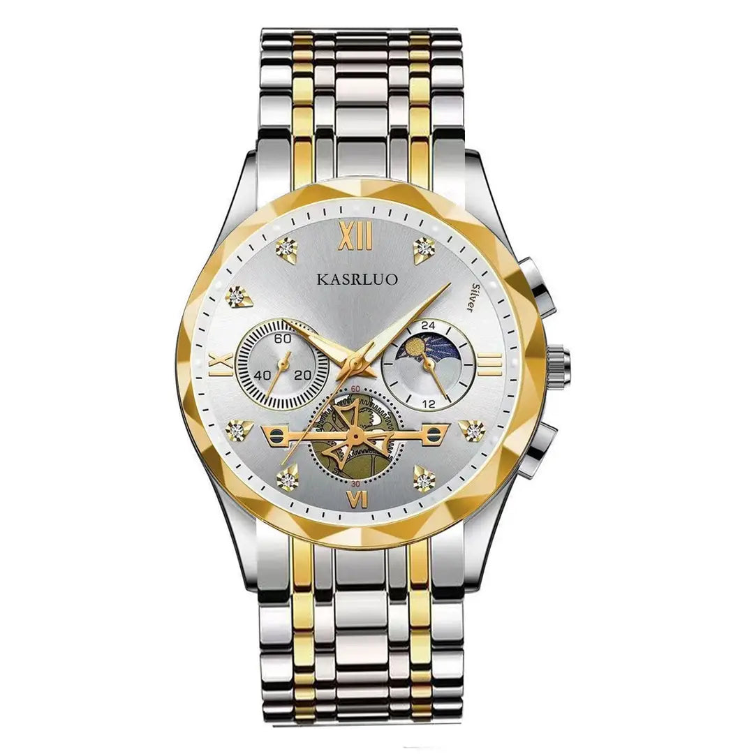 Casaro multifunctional quartz watch – front dial view