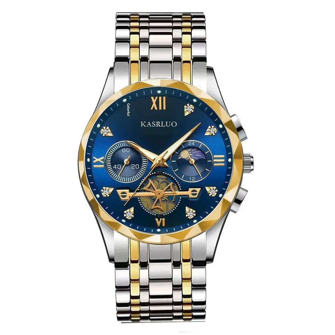 Casaro multifunctional quartz watch – side profile view